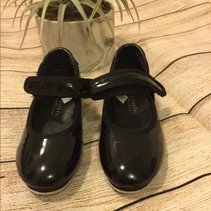 Size 9 -Toddler Tap Shoes/ Black
